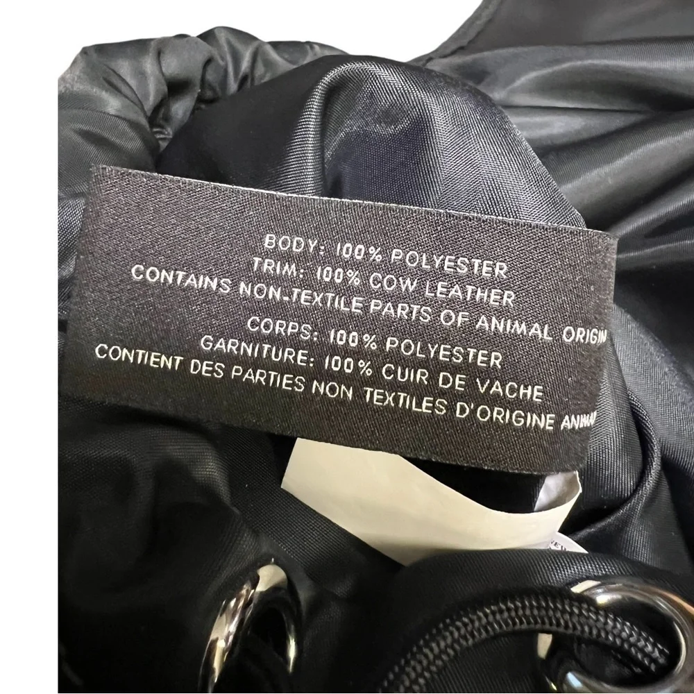 Marc Jacobs Mallorca Backpack Black Nylon Leather M0008139 From Japan.​​​​​​